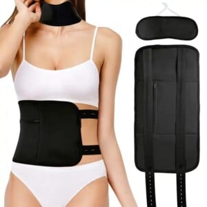 Black Castor Oil Waist And Neck Wrap